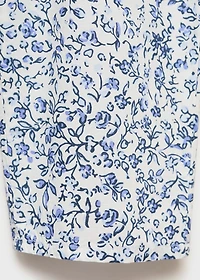 Printed cotton pants