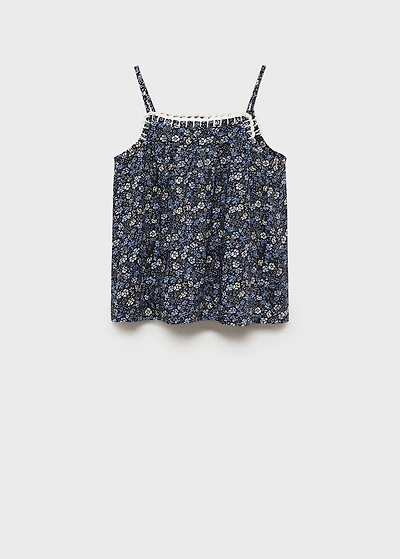 Floral embroidered blouse