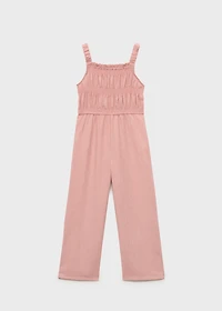Ruched long jumpsuit