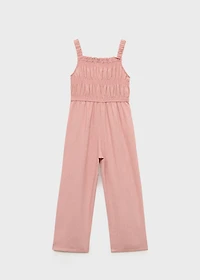 Ruched long jumpsuit