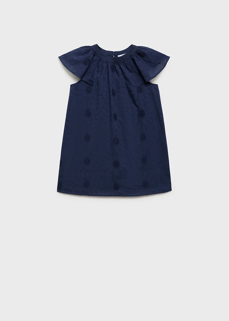 Embroidered short dress