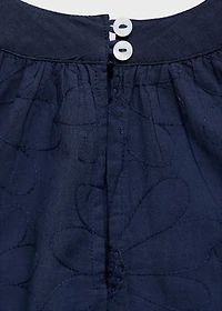 Embroidered short dress