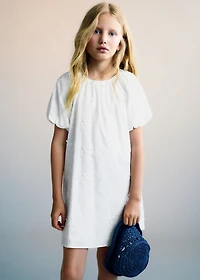 Embroidered detail dress