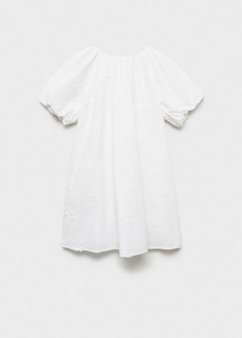 Embroidered detail dress