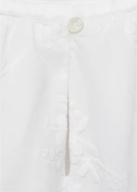 Embroidered detail dress