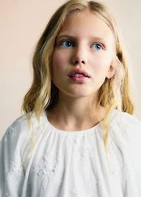 Embroidered detail dress