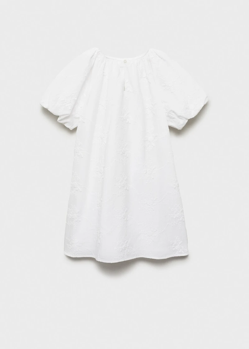 Embroidered detail dress