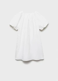 Embroidered detail dress