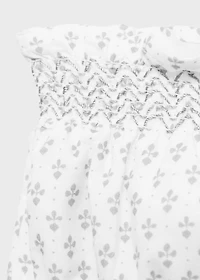 Printed cotton shorts