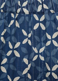 Printed straight pants