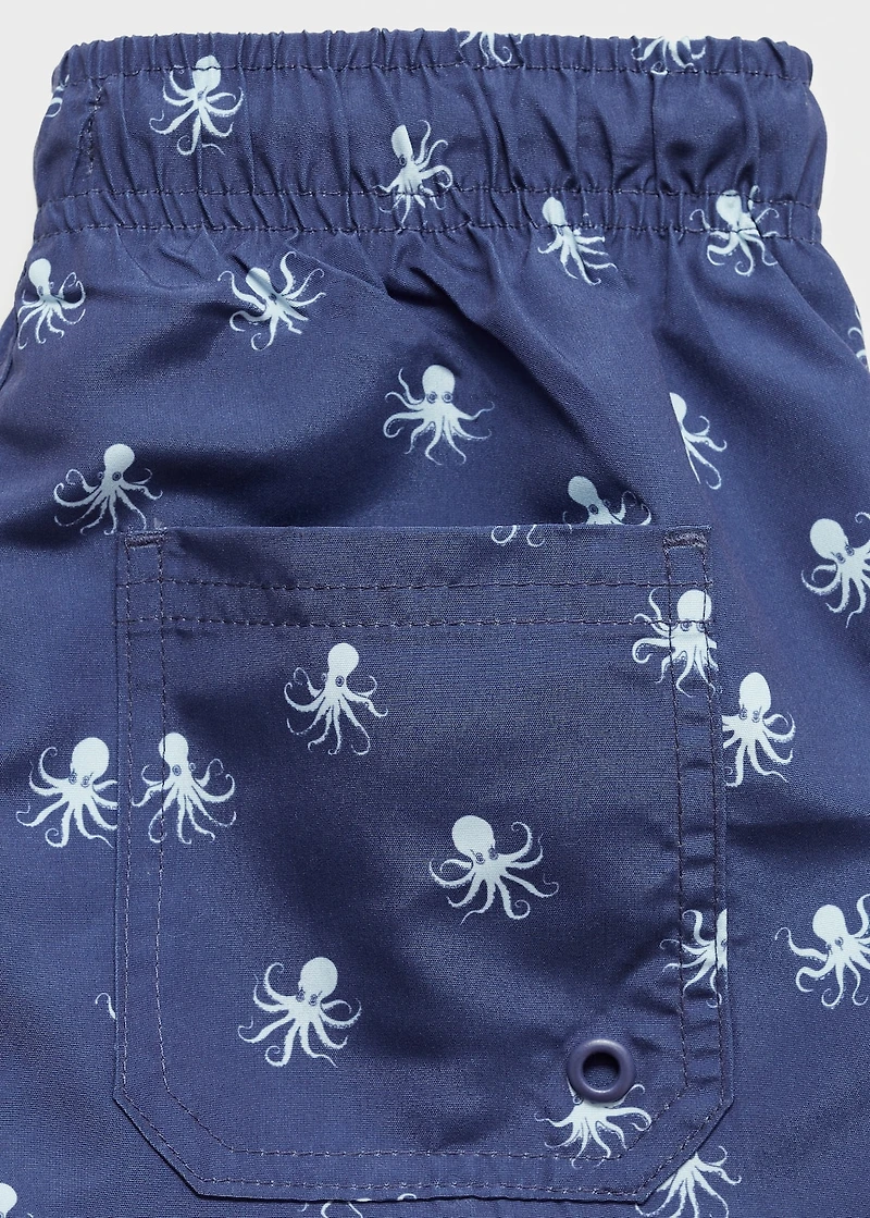 Octopus print swimsuit