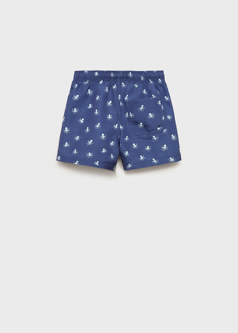 Octopus print swimsuit