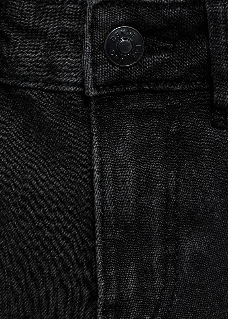 Denim Bermuda shorts