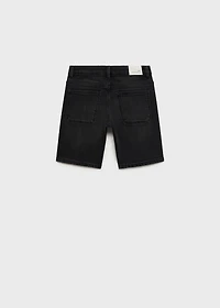 Denim Bermuda shorts