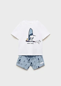Snoopy short pyjamas