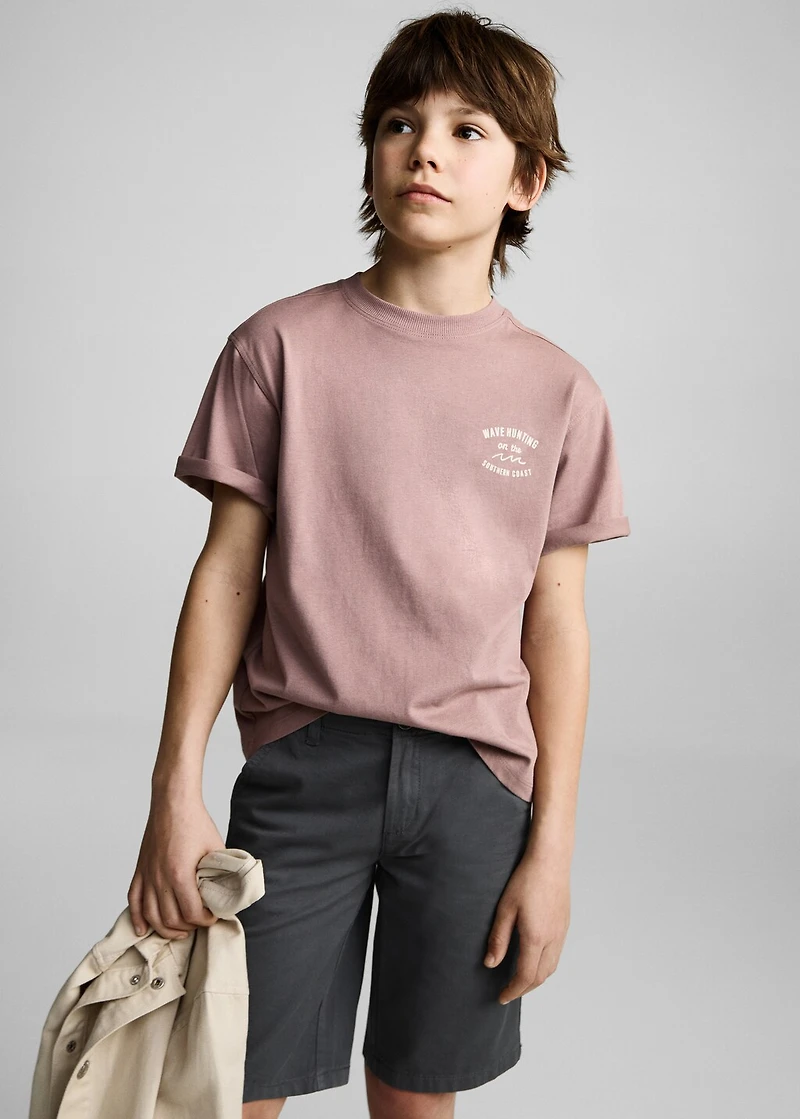 Cotton Bermuda shorts