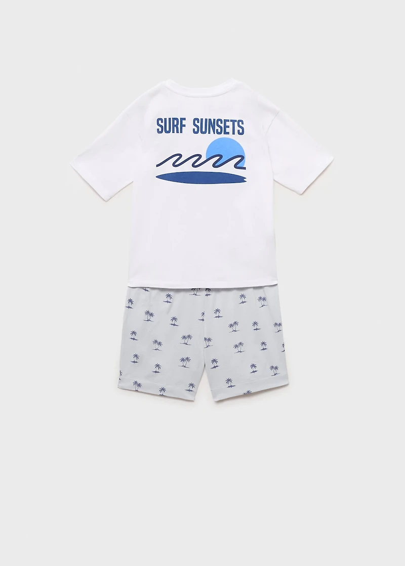 Surf short pyjamas