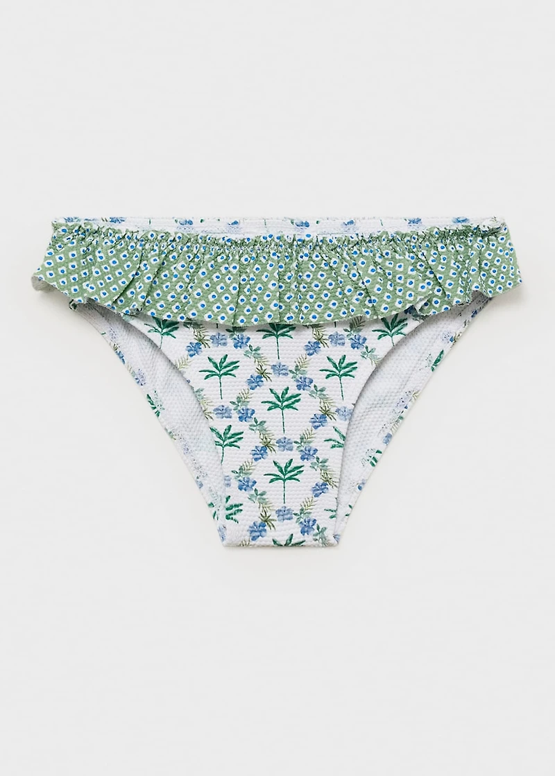 Bikini bottoms with ruffles