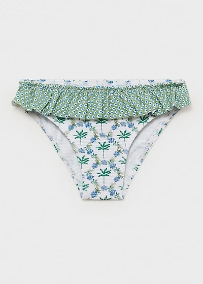 Bikini bottoms with ruffles