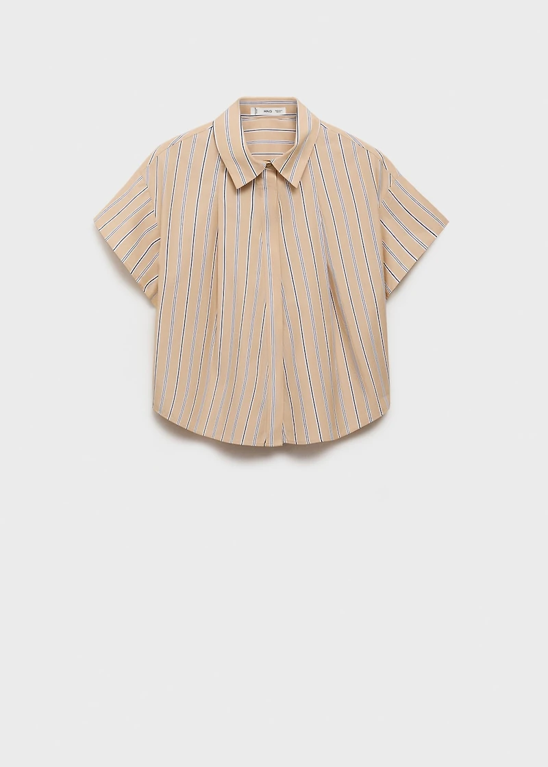 Short sleeve striped shirt