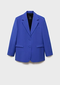 Structured suit blazer