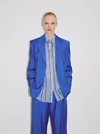 Structured suit blazer