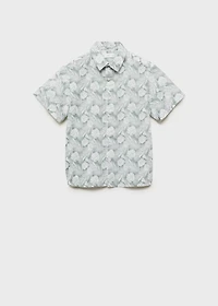 Tropical print shirt