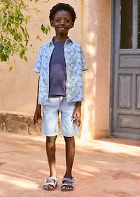 Tropical print shirt