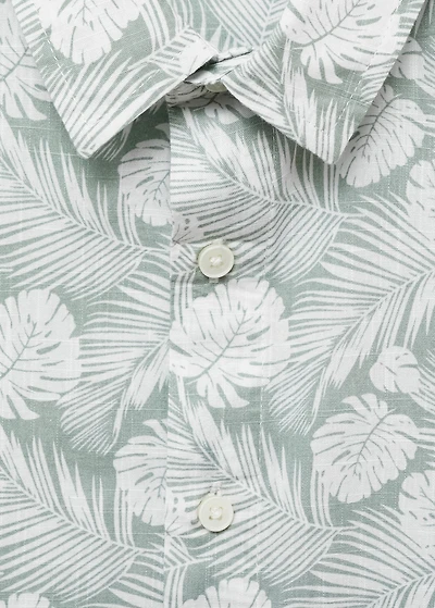 Tropical print shirt