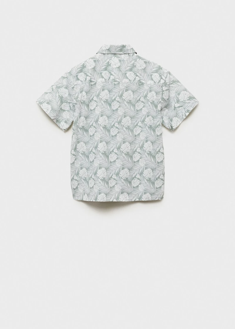 Tropical print shirt