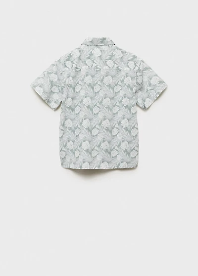 Tropical print shirt
