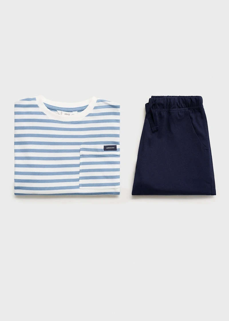 Striped short pyjamas