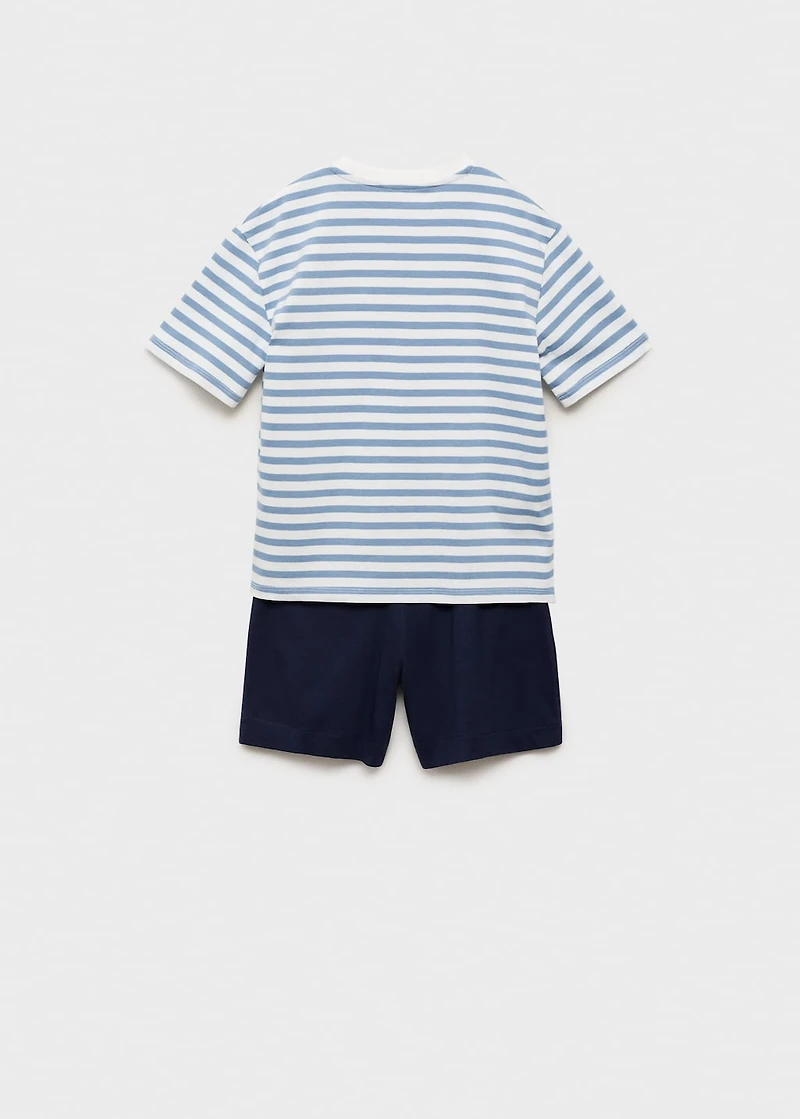 Striped short pyjamas