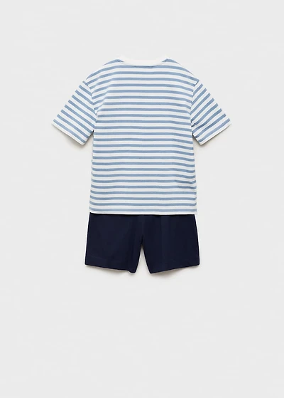 Striped short pyjamas