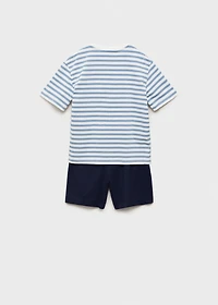 Striped short pyjamas