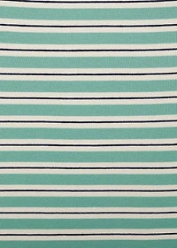 Striped boat-neck top