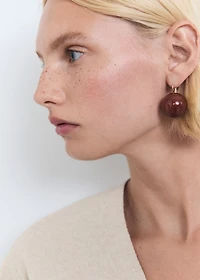 Fine-knit jacket with jewel buttons