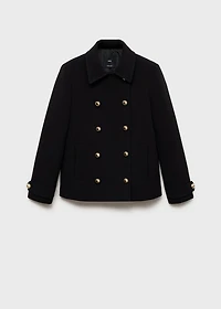 Double-breasted jacket with lapels