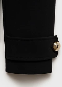 Double-breasted jacket with lapels