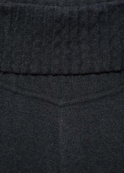 Wide leg knitted maternity pants