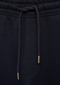 Brushed joggers with elastic waistband