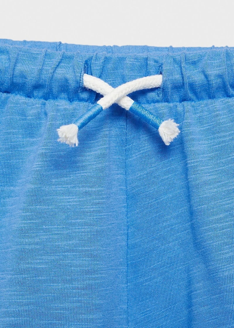 Elastic waist shorts