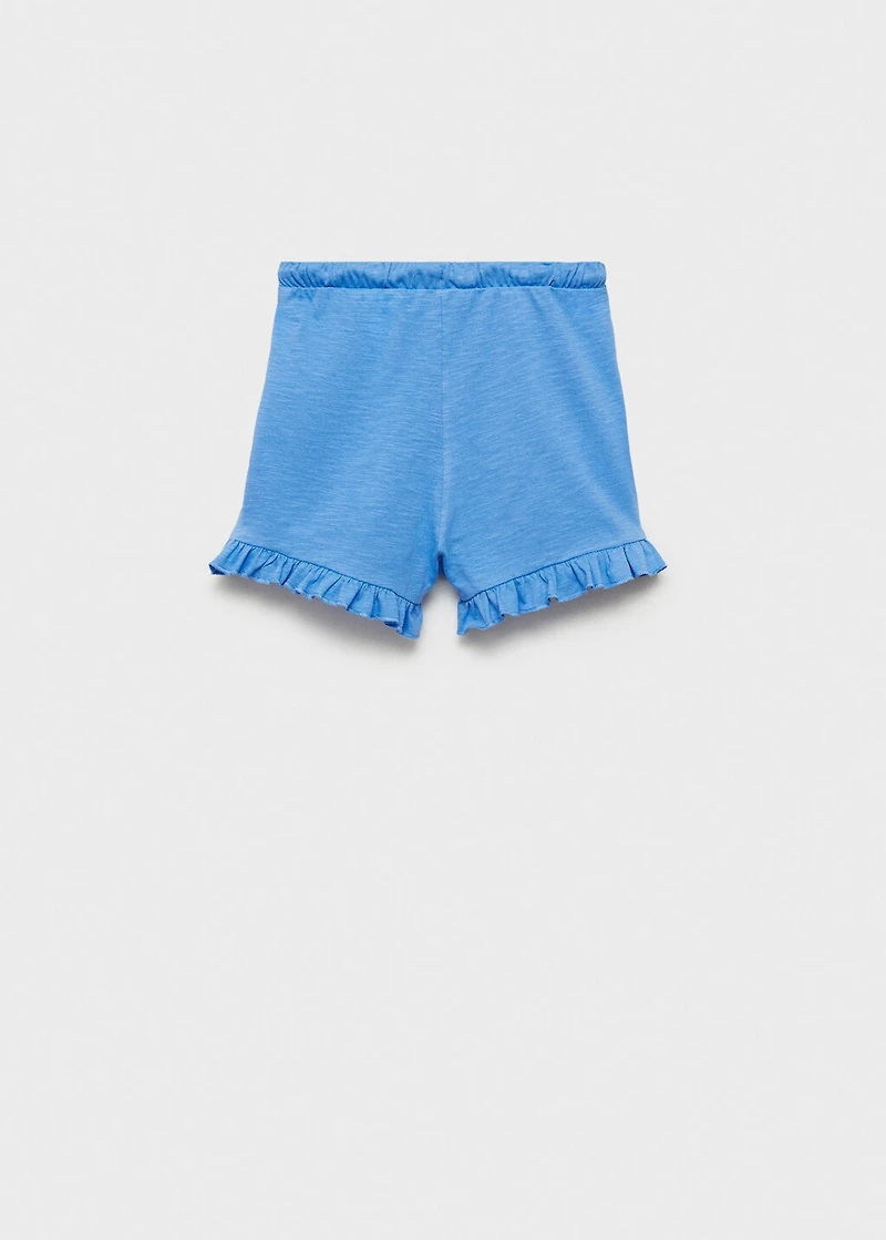Elastic waist shorts