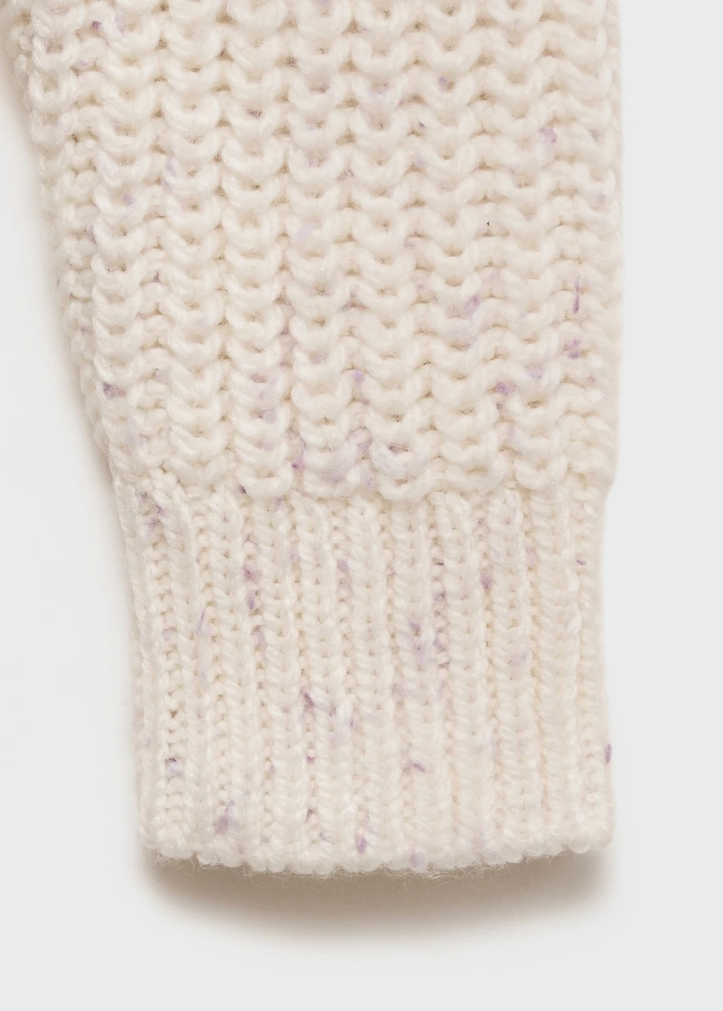 Oversized V-neck sweater