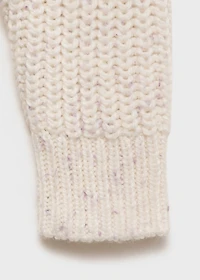 Oversized V-neck sweater