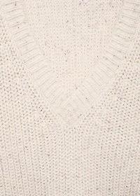 Oversized V-neck sweater