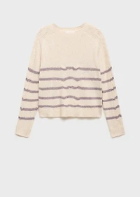 Oversized striped sweater