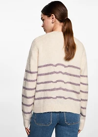 Oversized striped sweater