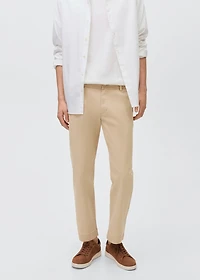 Straight-fit chino pants