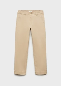Straight-fit chino pants